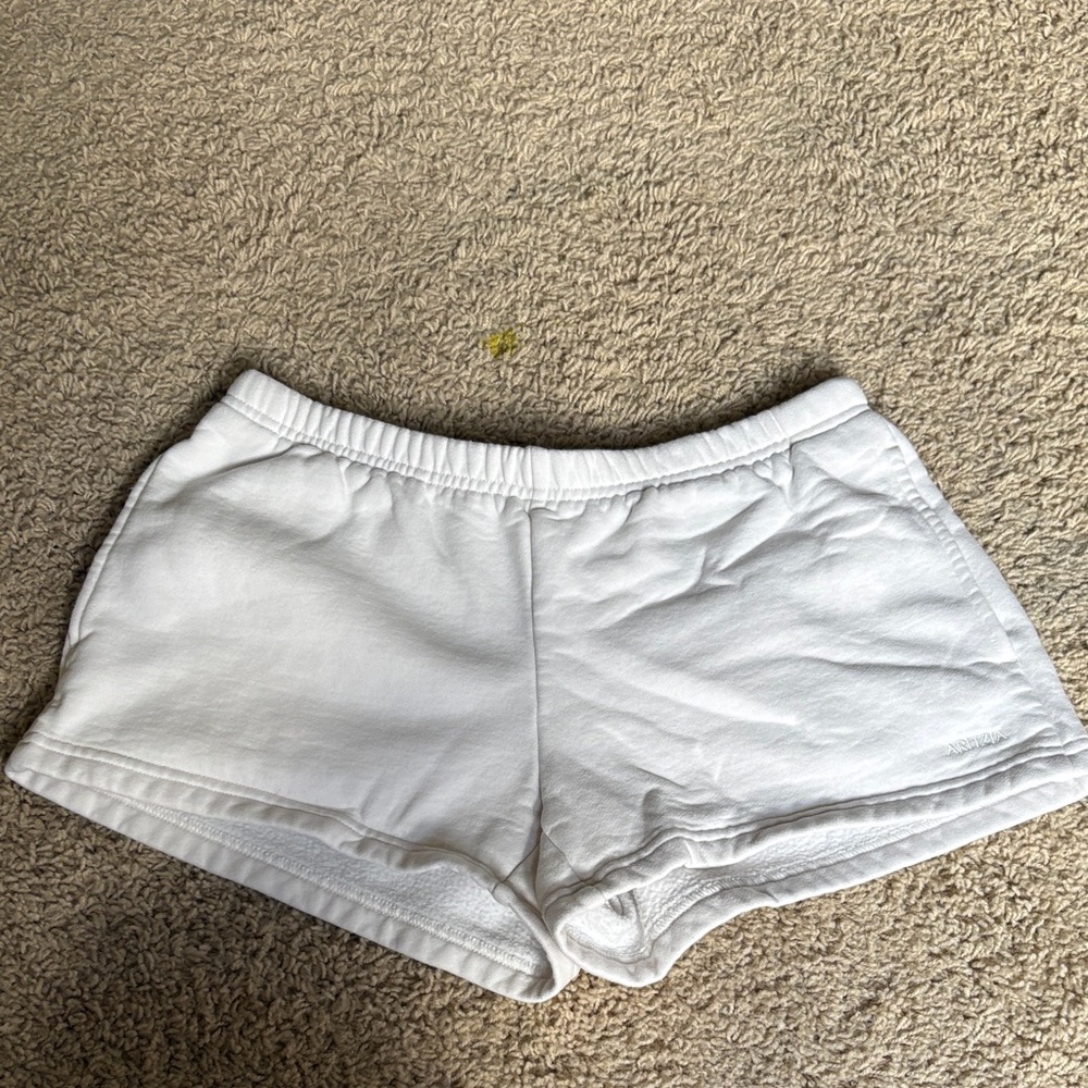 Aritzia Women's White Athletic Shorts